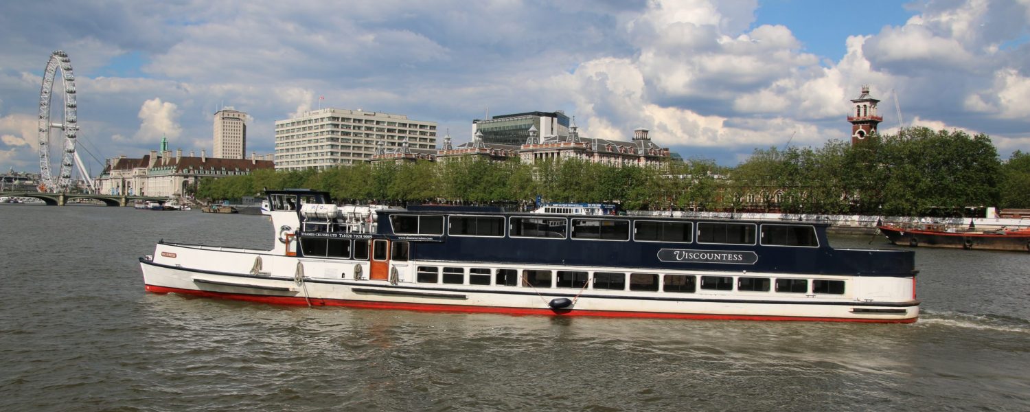 The Viscountess, one of the Thames Cruises fleet