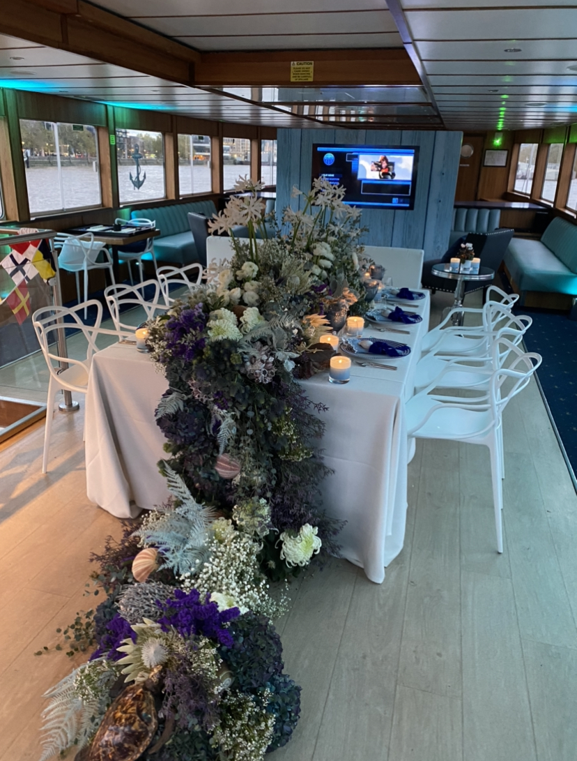 Private Hire Catering Dining Experience with Thames Cruises